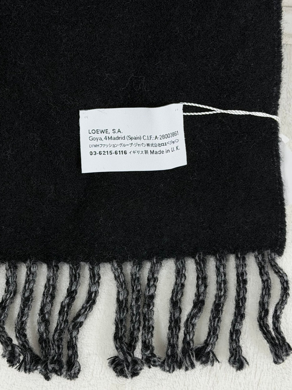 LOEWE Double Color Cashmere  Scarf