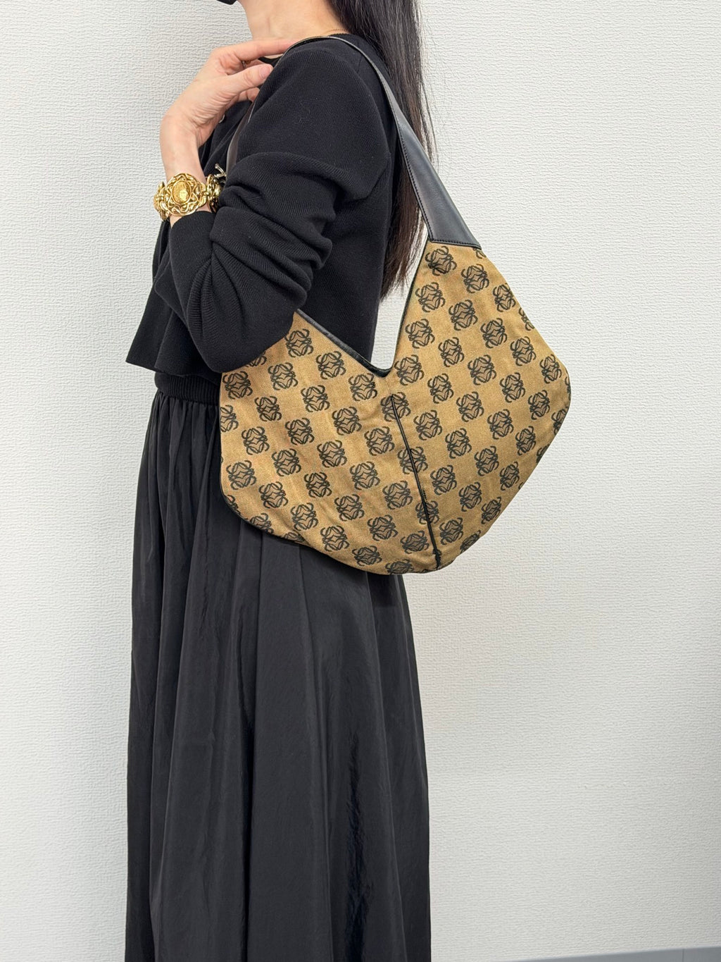 LOEWE Denim Hobo Shoulderbag