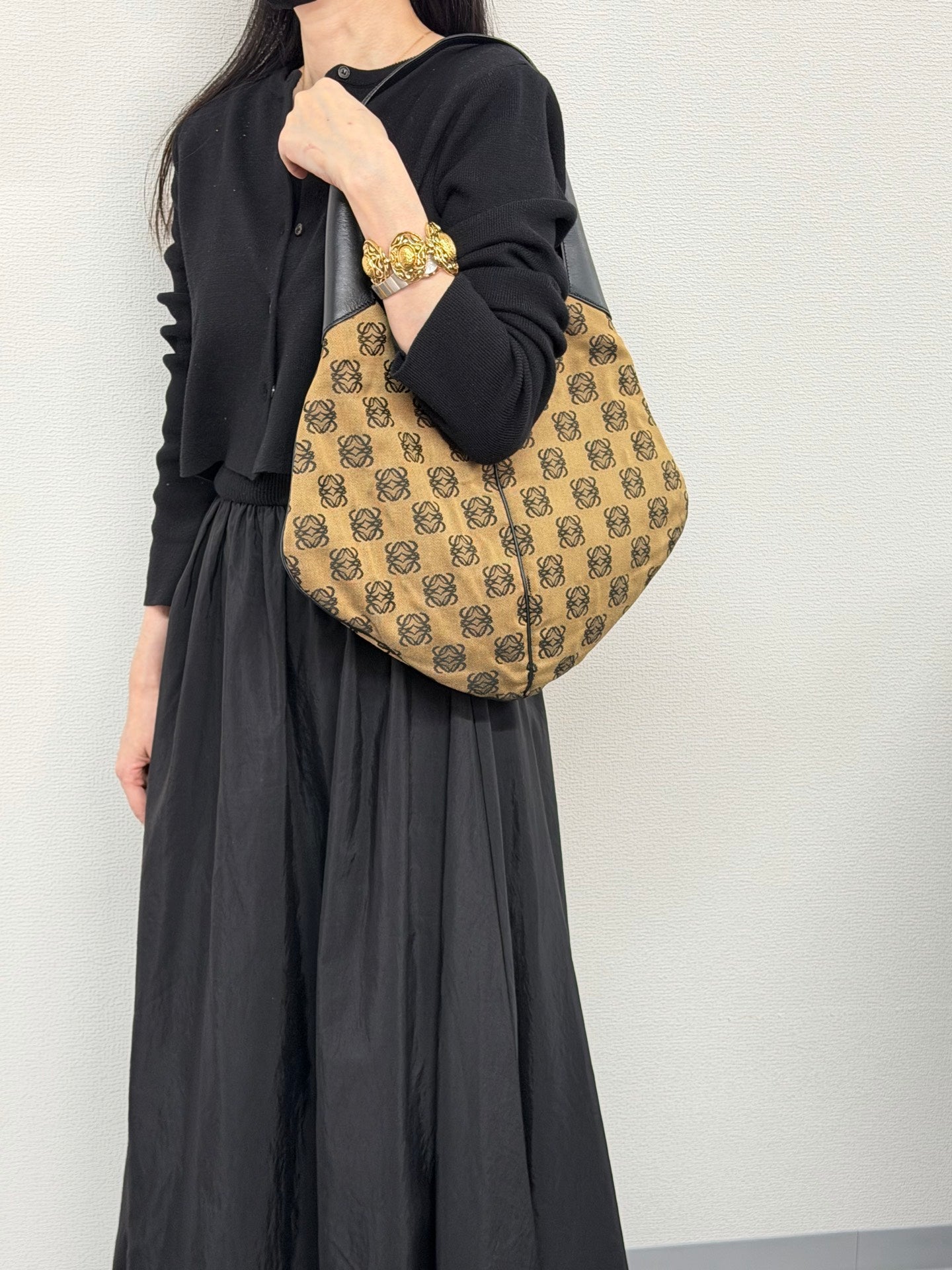 LOEWE Denim Hobo Shoulderbag