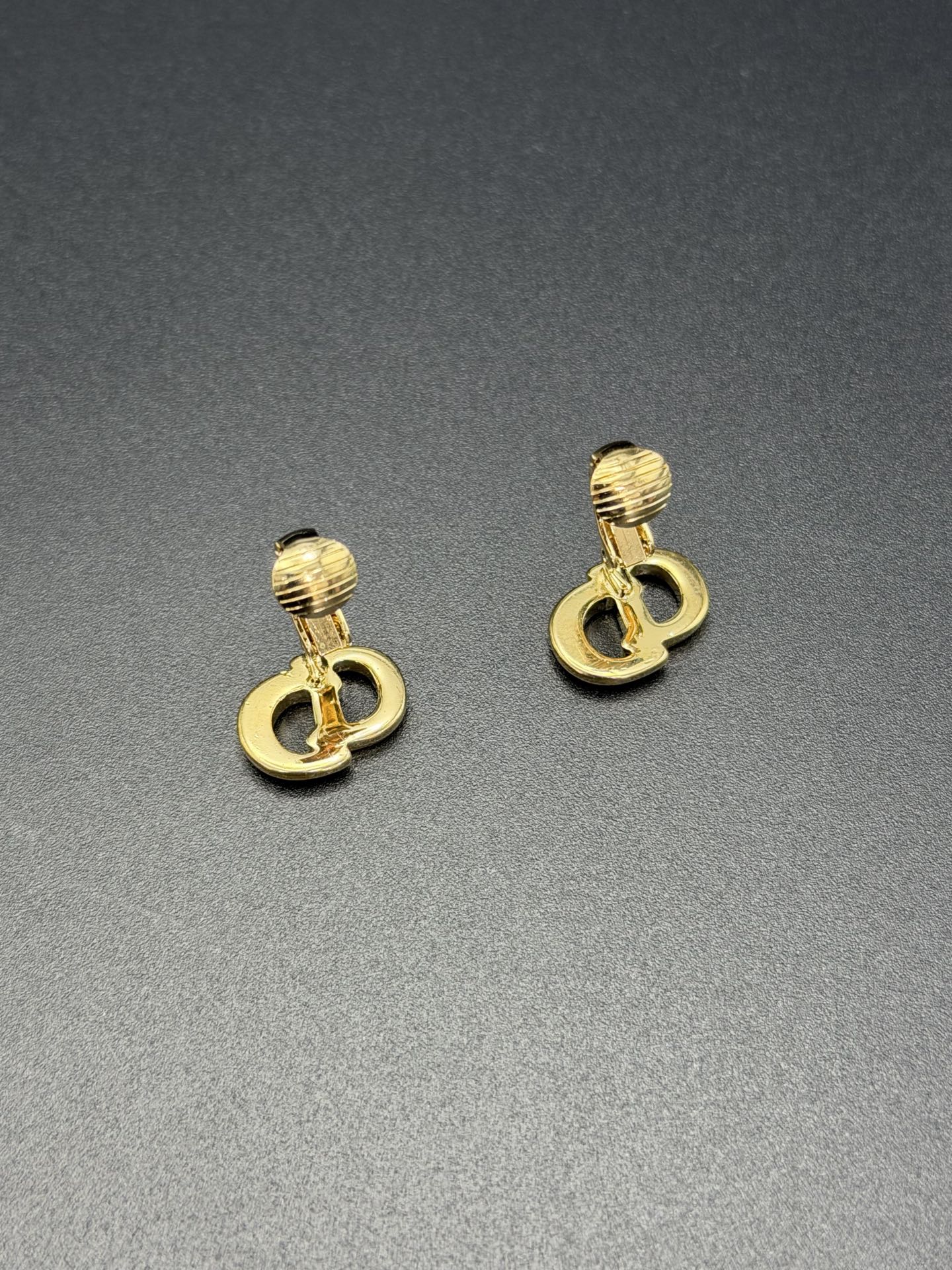 CHRISTIAN DIOR CD Logo Necklace clips Set