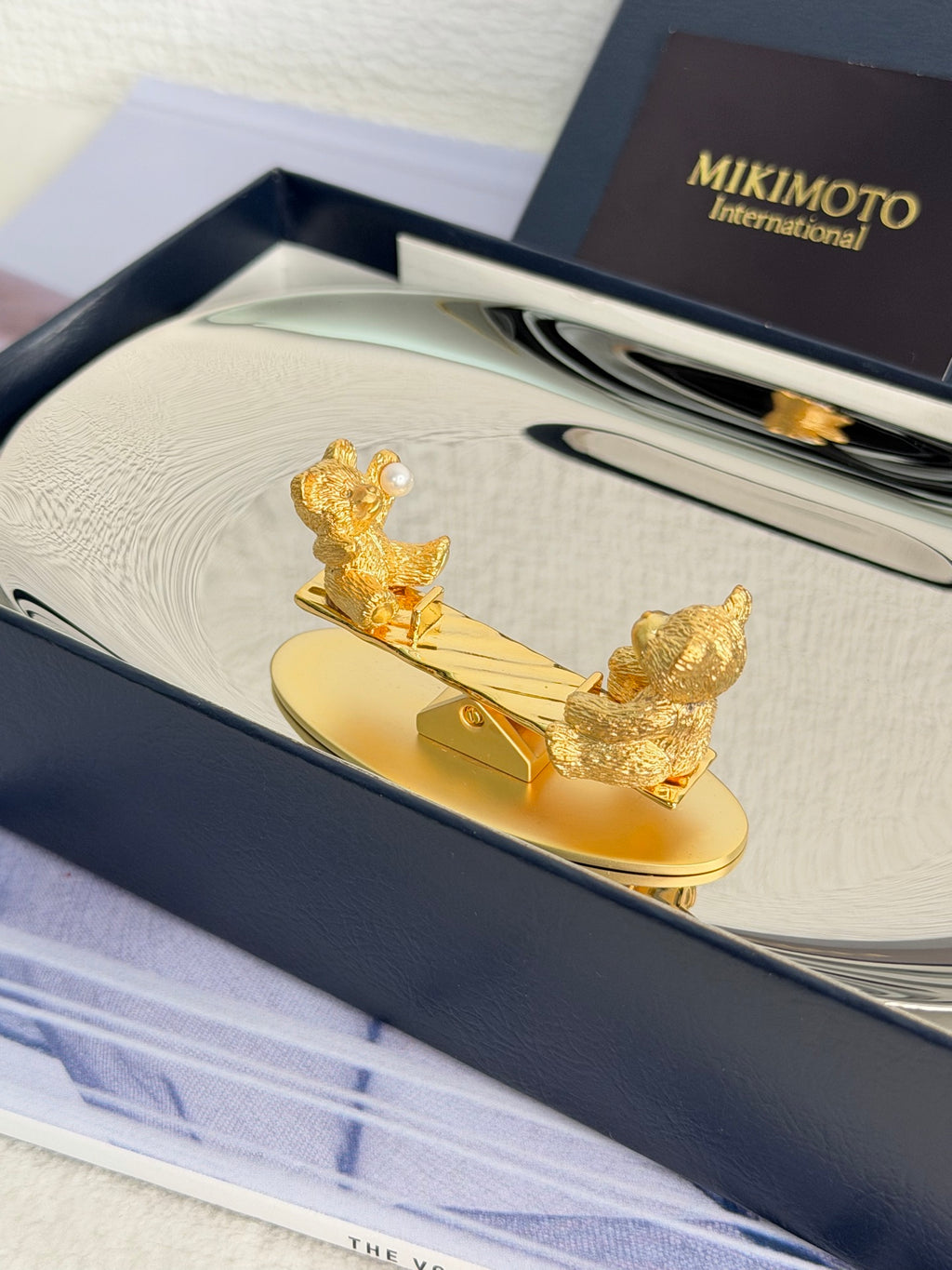 MIKIMOTO  Bear Tray