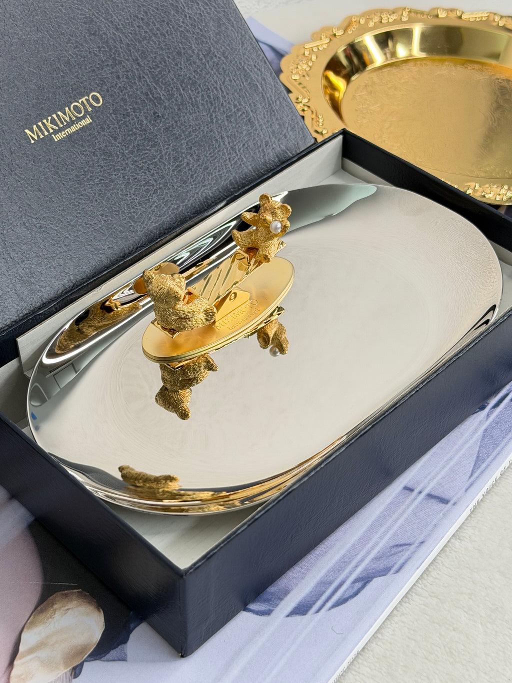 MIKIMOTO  Bear Tray