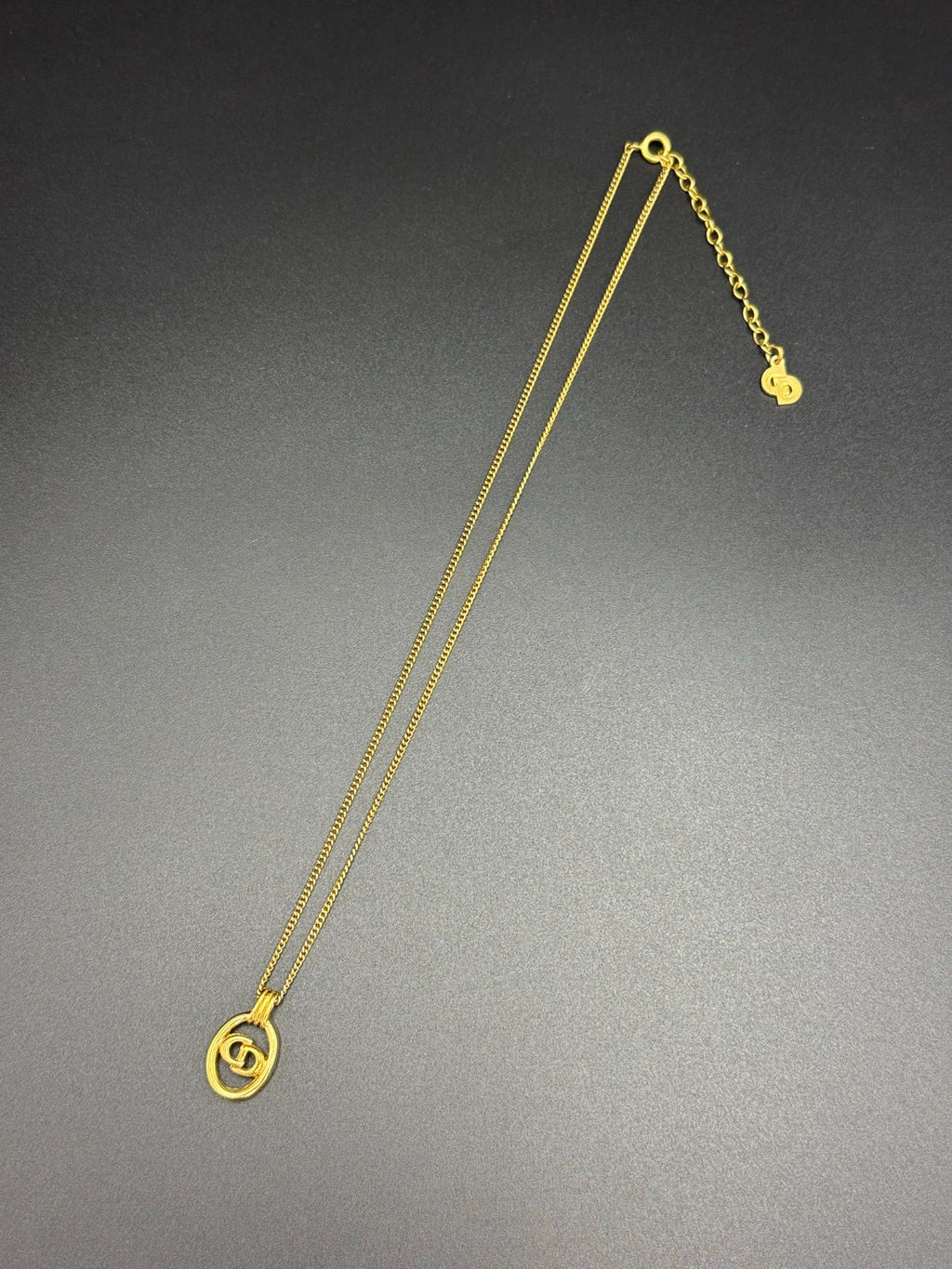 CHRISTIAN DIOR  CD Logo Necklace