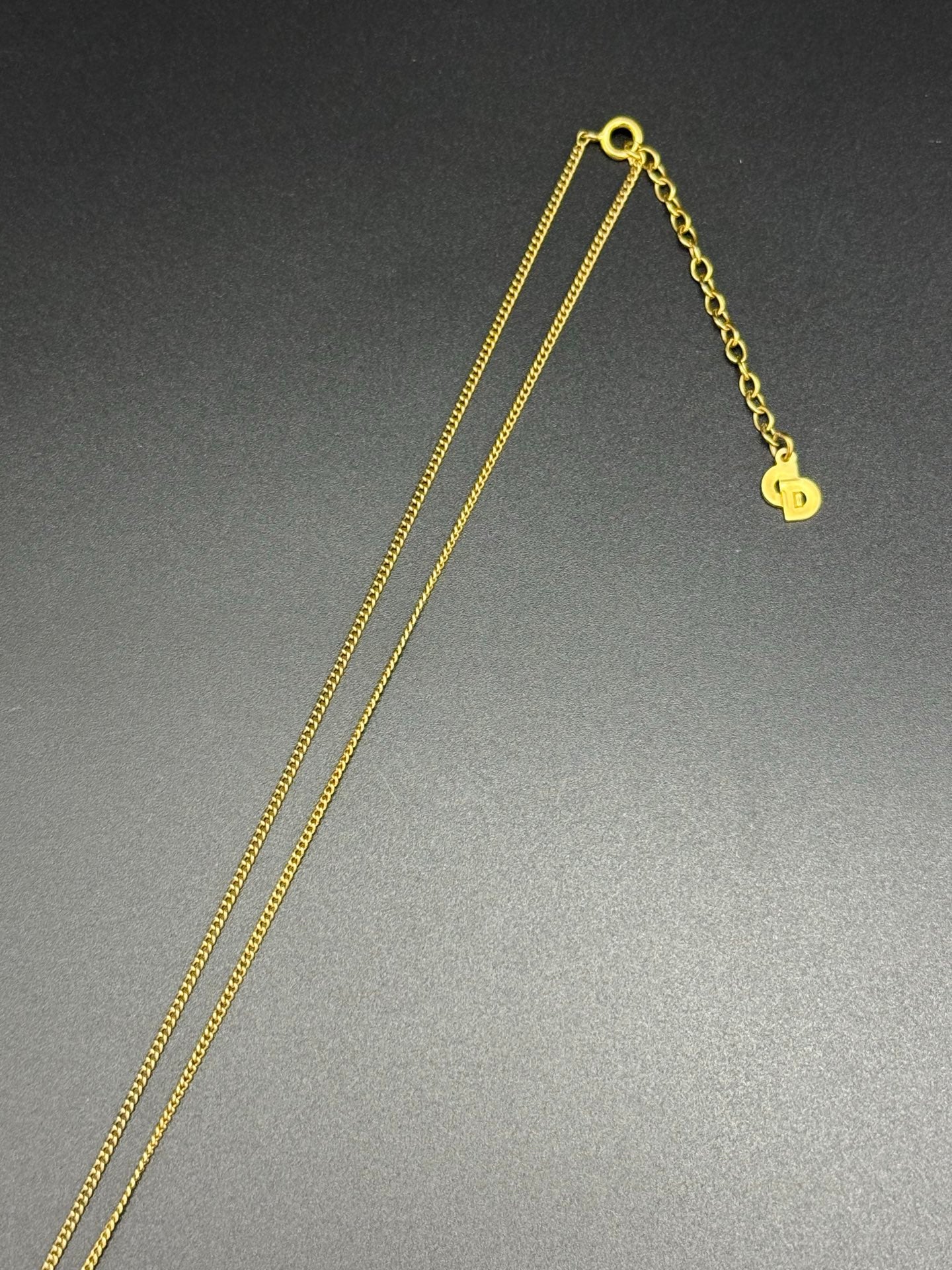 CHRISTIAN DIOR  CD Logo Necklace