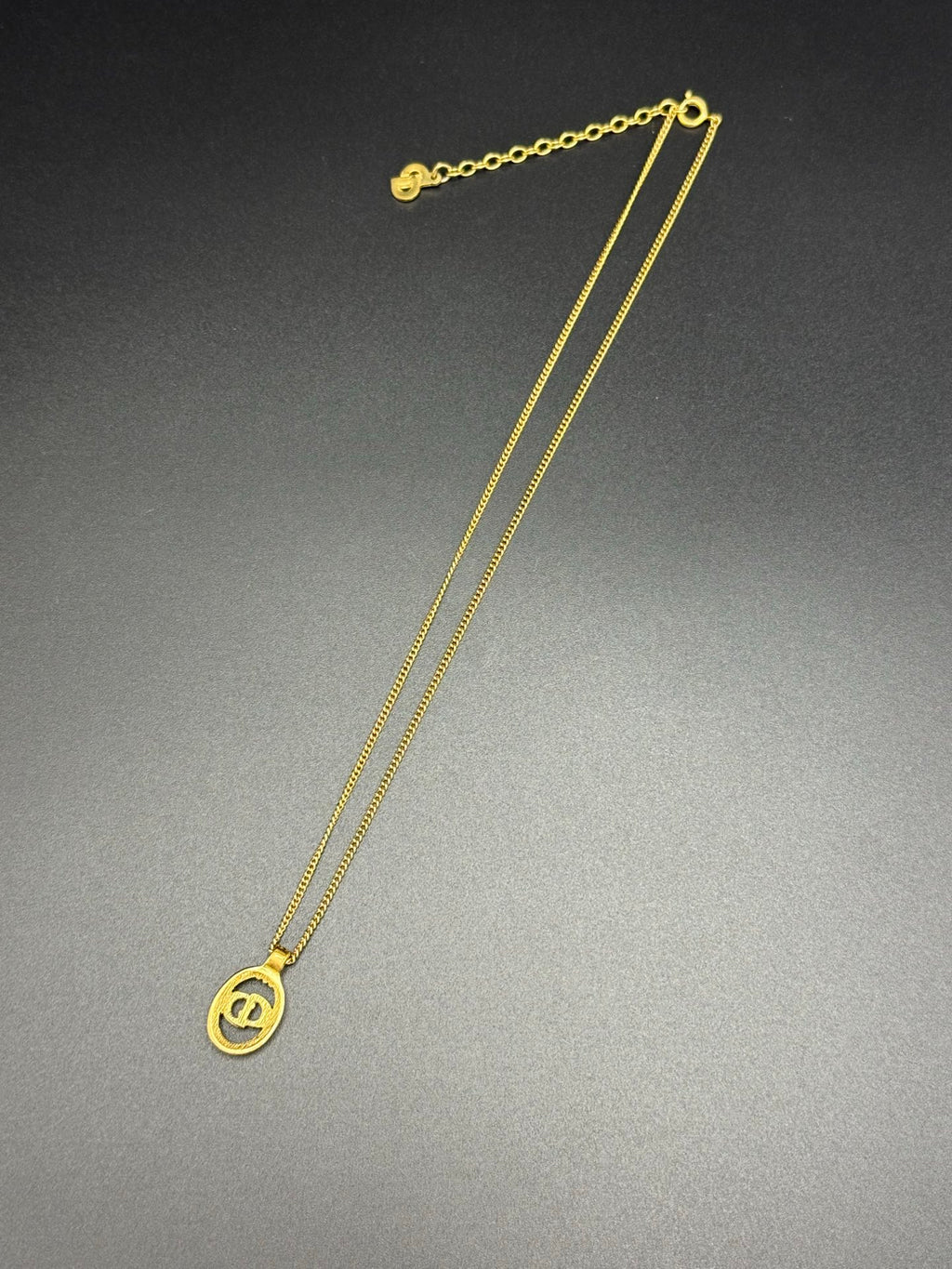 CHRISTIAN DIOR  CD Logo Necklace
