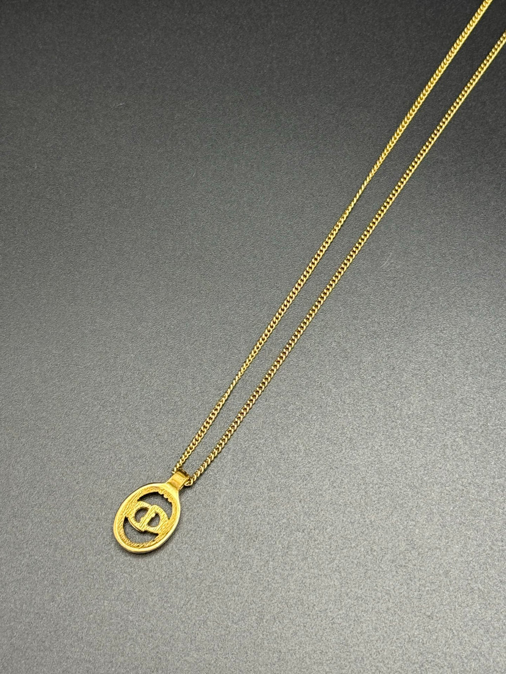 CHRISTIAN DIOR  CD Logo Necklace