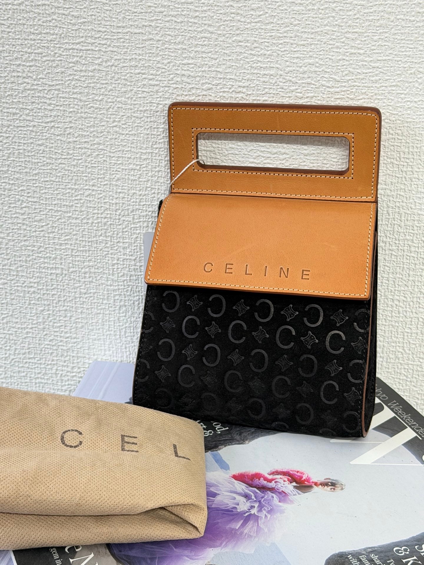 CEINE Suede Handbag