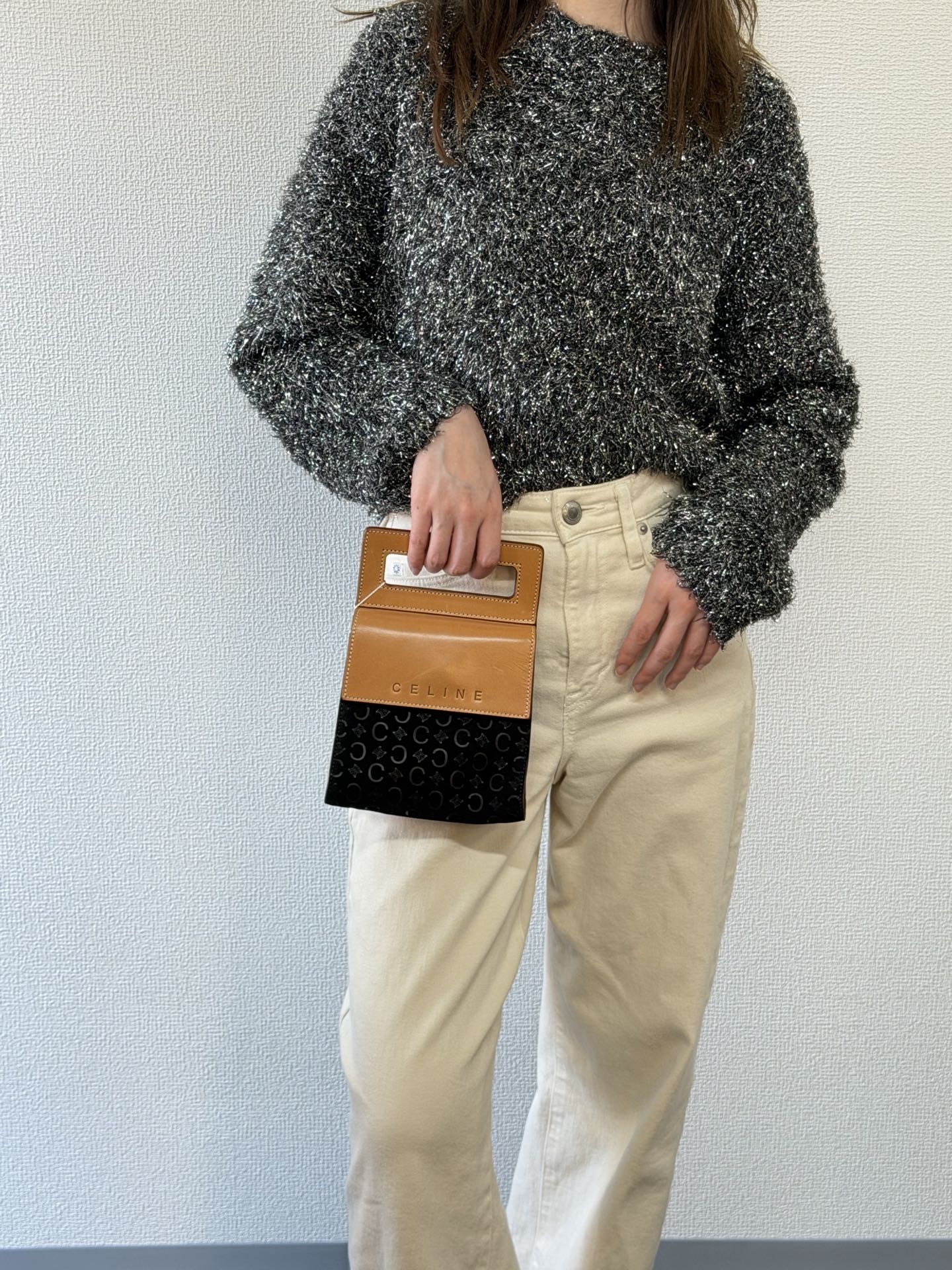 CEINE Suede Handbag