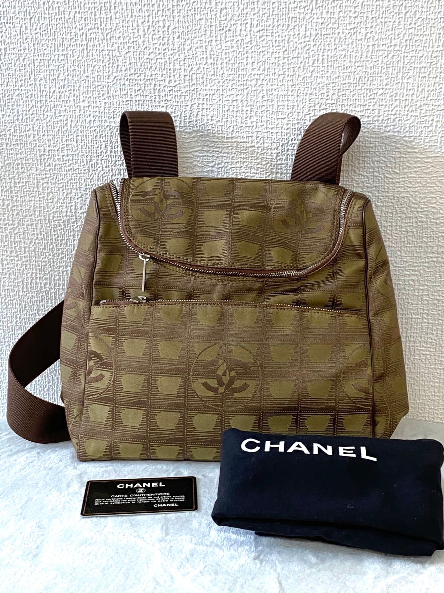 CHANEL Ice Cube Collection 2way Backpack
