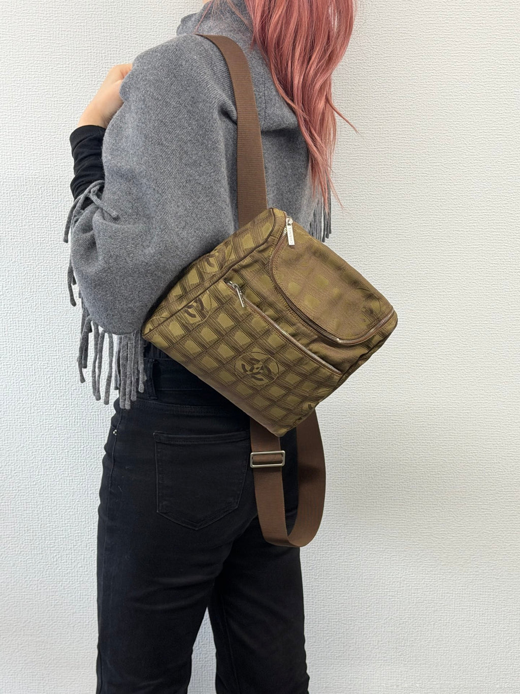 CHANEL Ice Cube Collection 2way Backpack