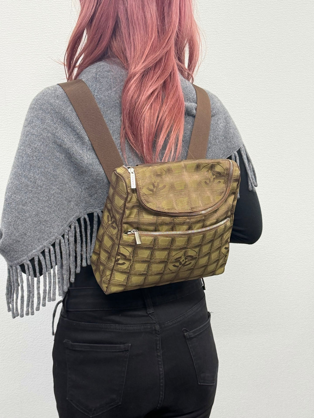 CHANEL Ice Cube Collection 2way Backpack