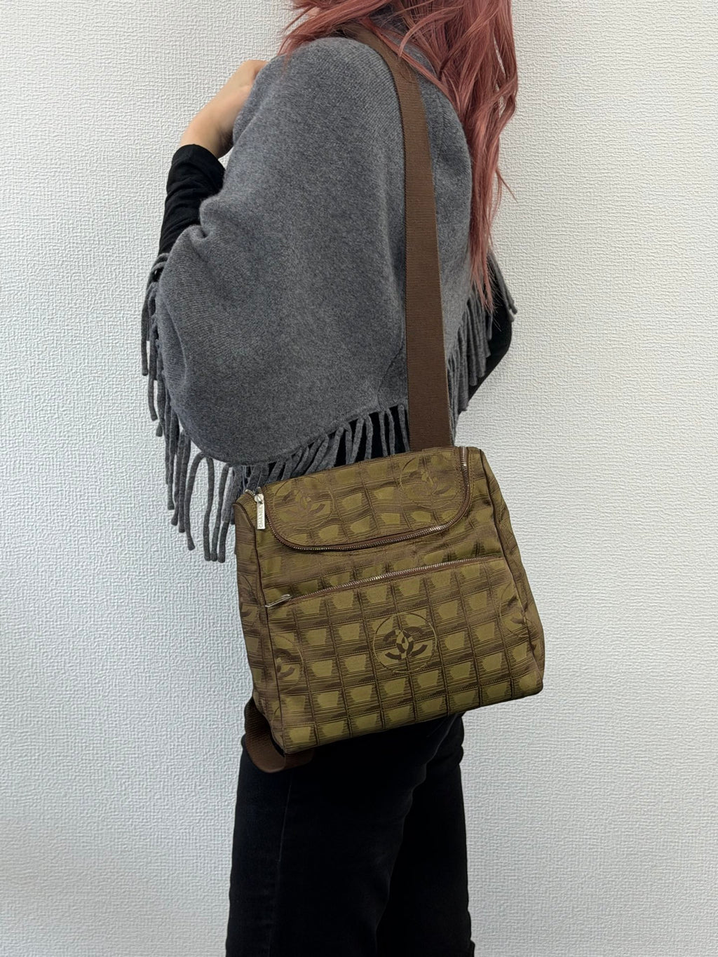 CHANEL Ice Cube Collection 2way Backpack