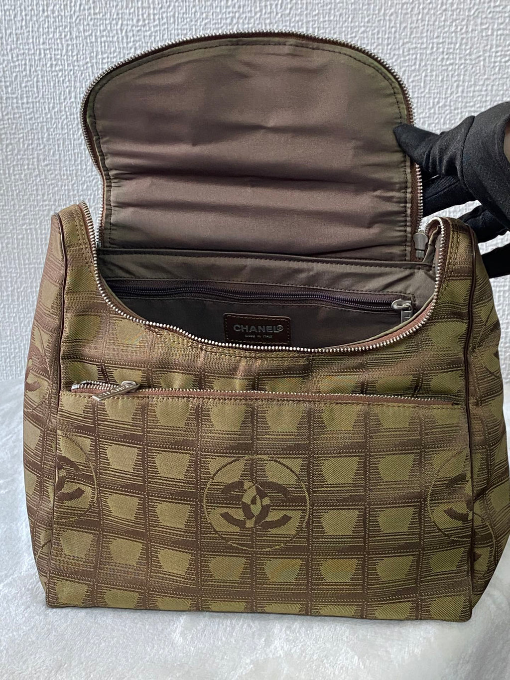 CHANEL Ice Cube Collection 2way Backpack