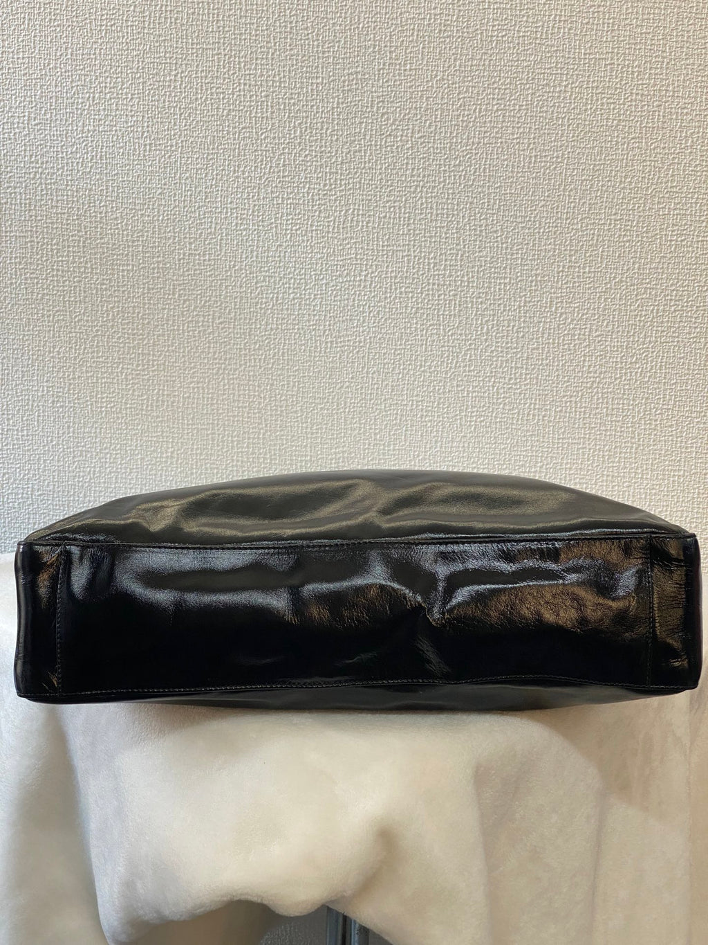 PRADA Patent Leather Hobo Bag