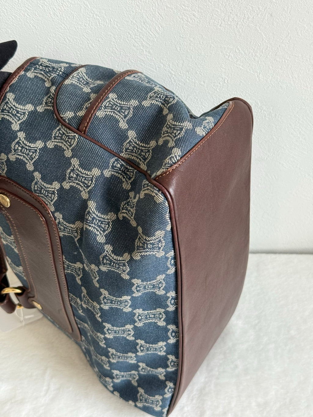 CELINE Macadam Denim Handbag