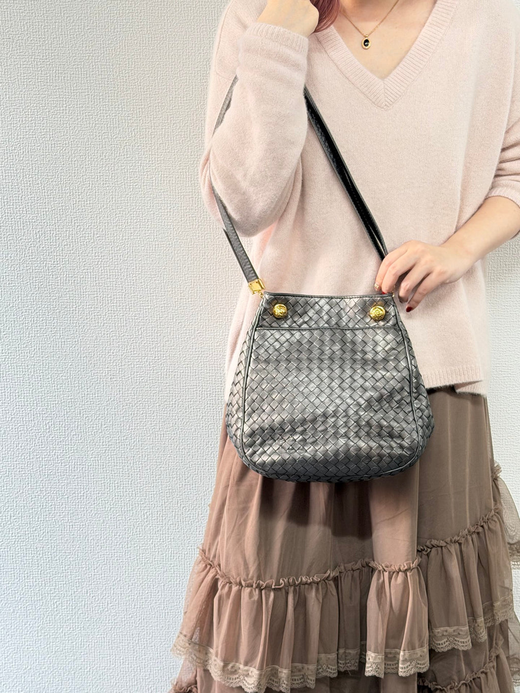 BOTTEGA VENETA Intrecciato Mini Shoulderbag