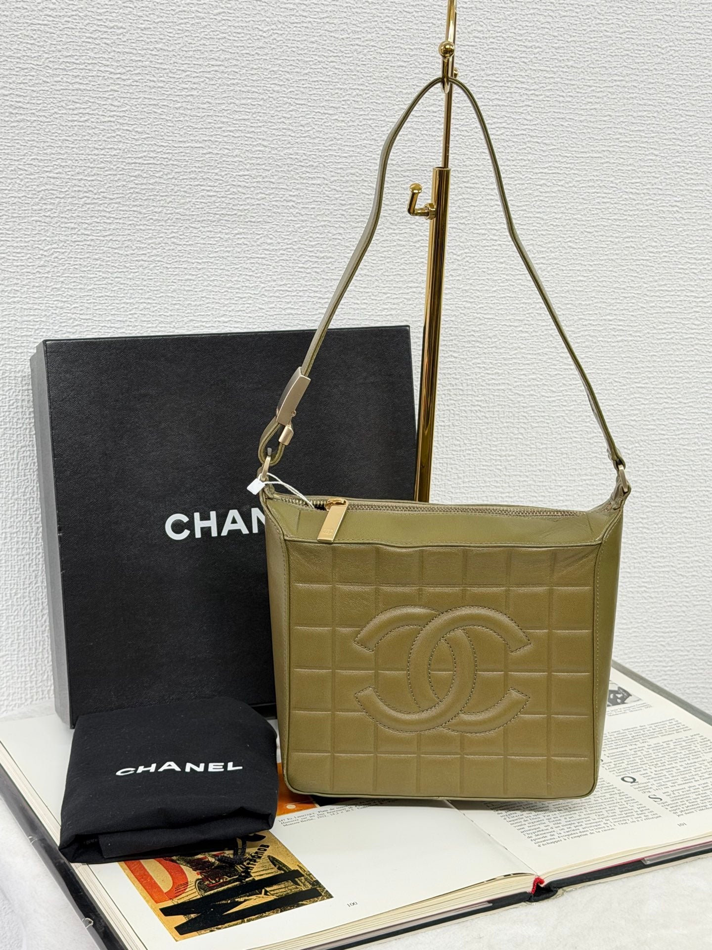 CHANEL Leather Ice Cube Collection Shoulderbag