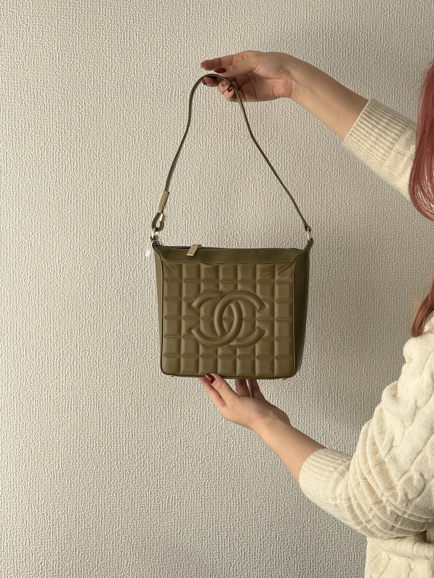 CHANEL Leather Ice Cube Collection Shoulderbag