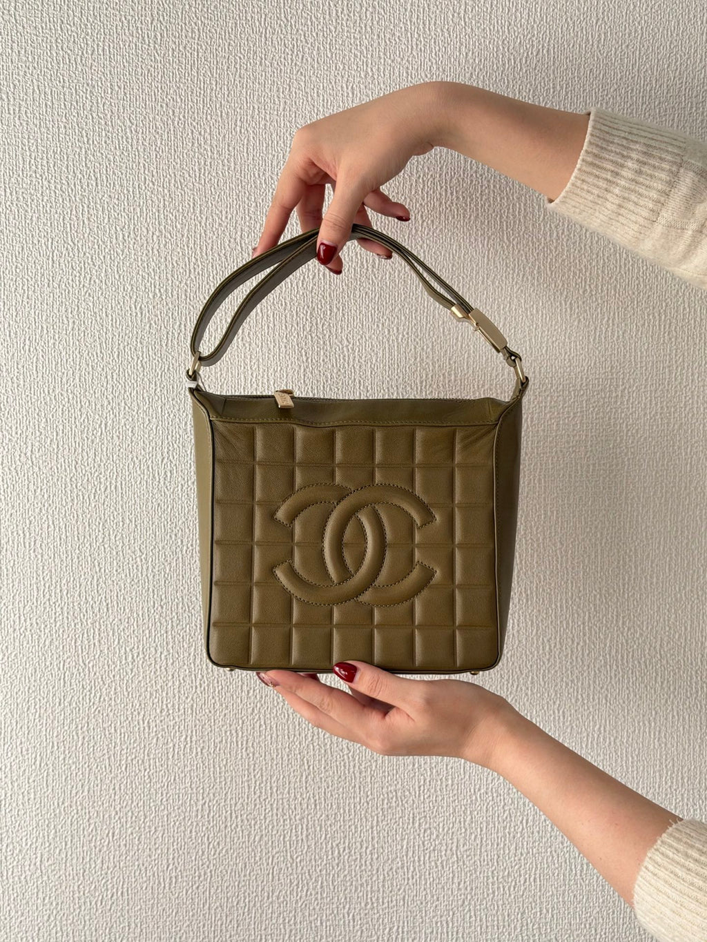 CHANEL Leather Ice Cube Collection Shoulderbag
