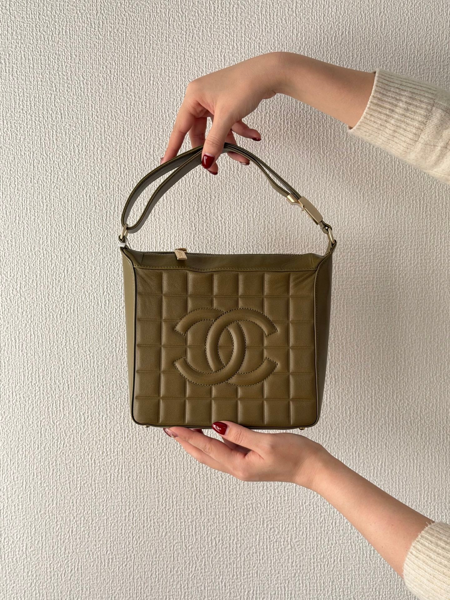 CHANEL Leather Ice Cube Collection Shoulderbag