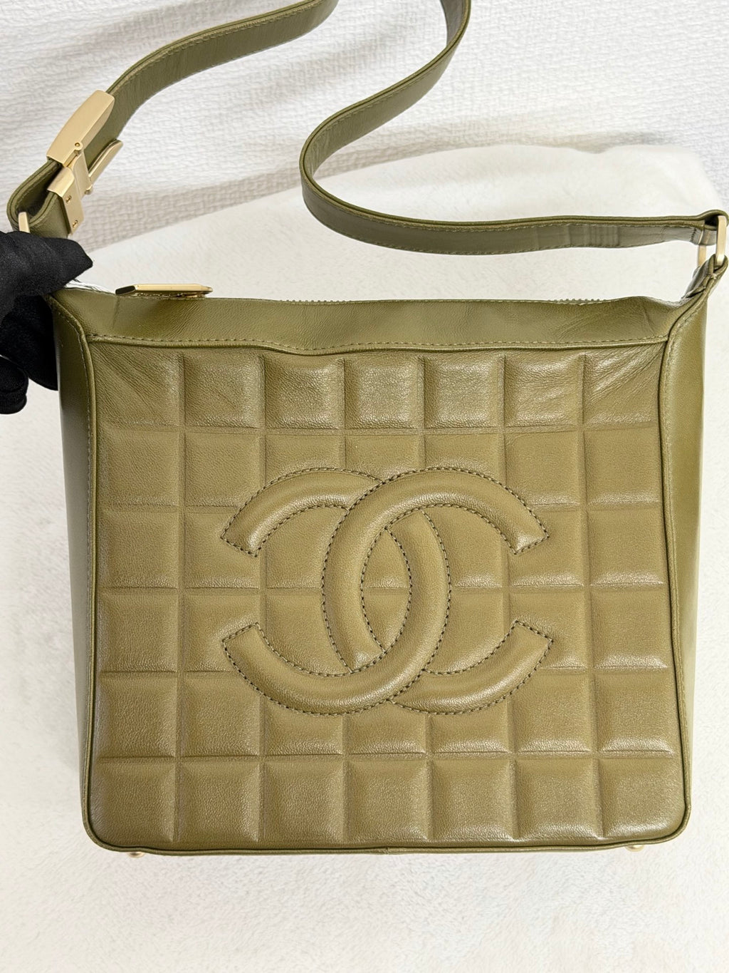 CHANEL Leather Ice Cube Collection Shoulderbag