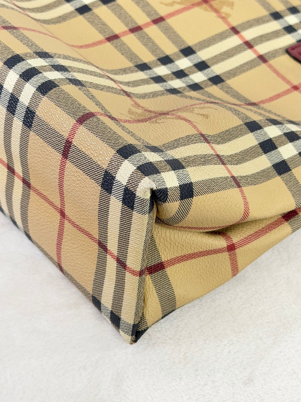 BURBERRY Check Pattern Vivian Handbag