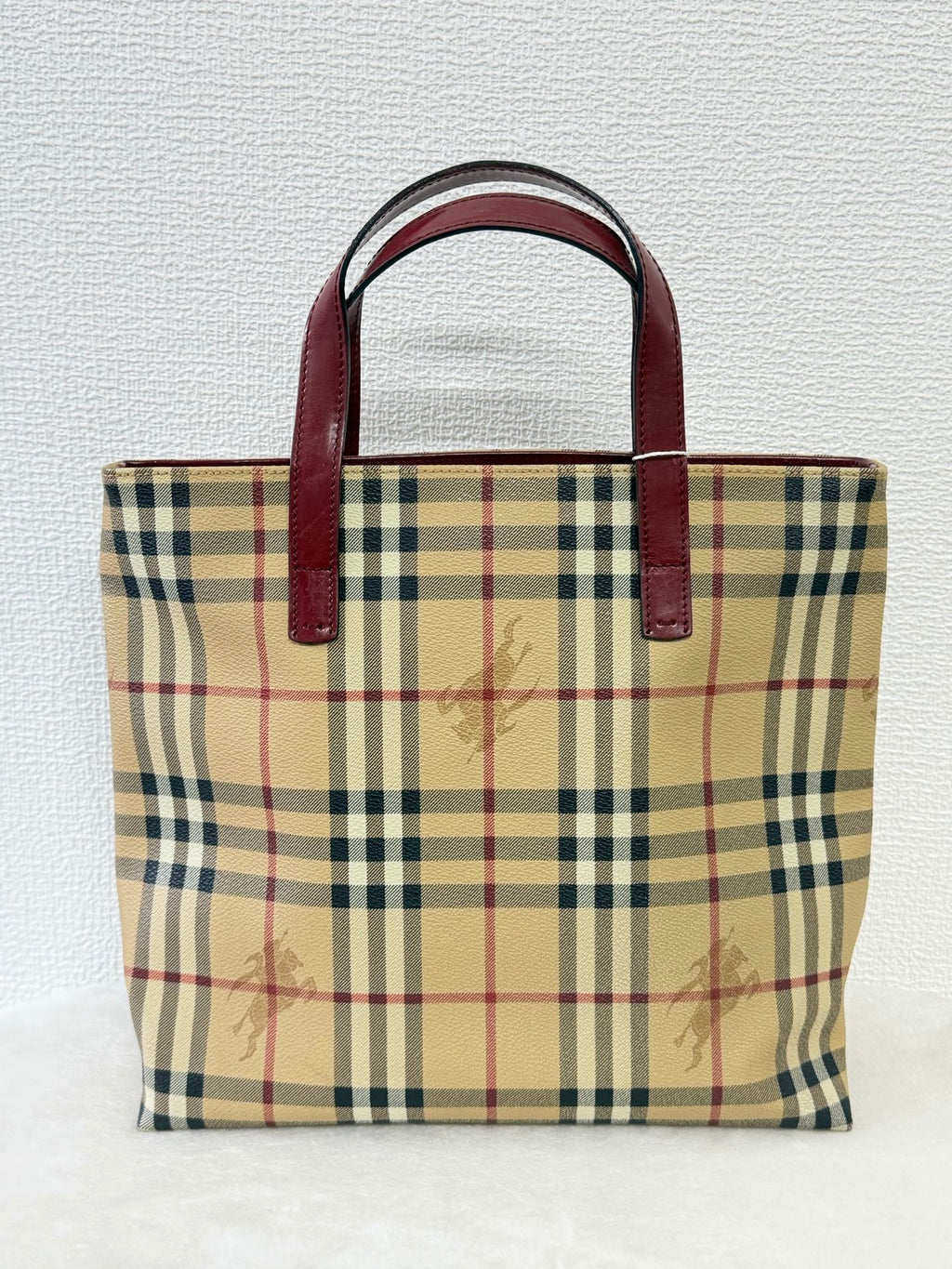 BURBERRY Check Pattern Vivian Handbag