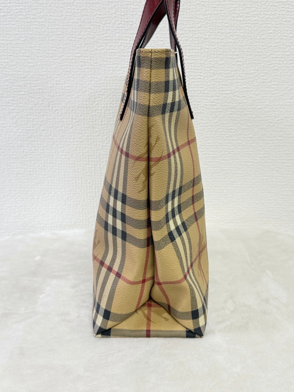 BURBERRY Check Pattern Vivian Handbag
