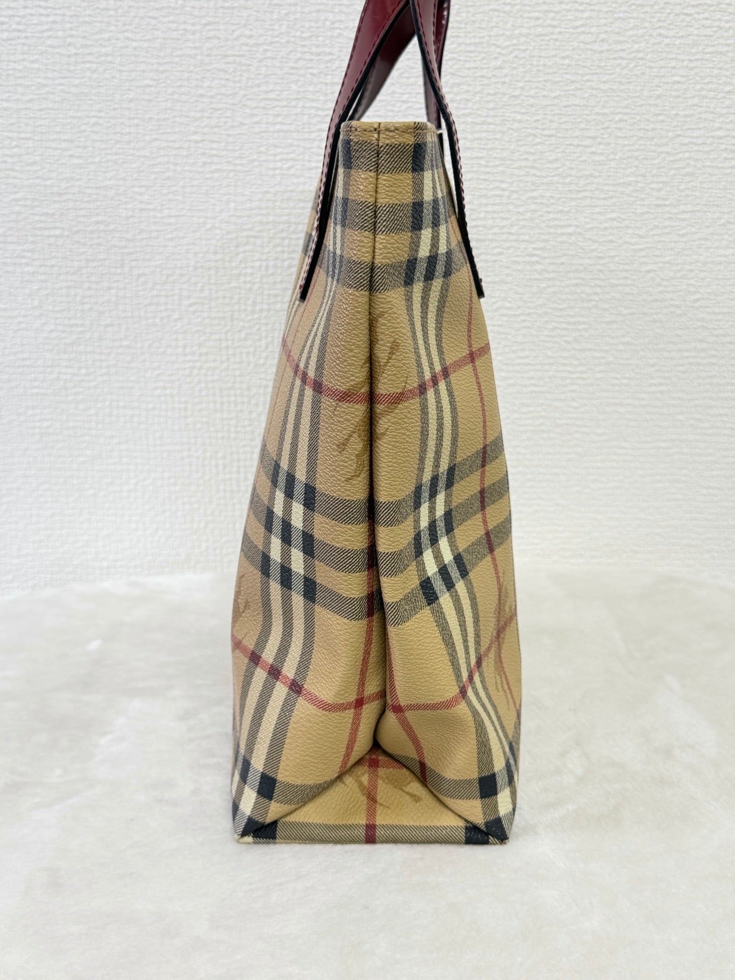 BURBERRY Check Pattern Vivian Handbag