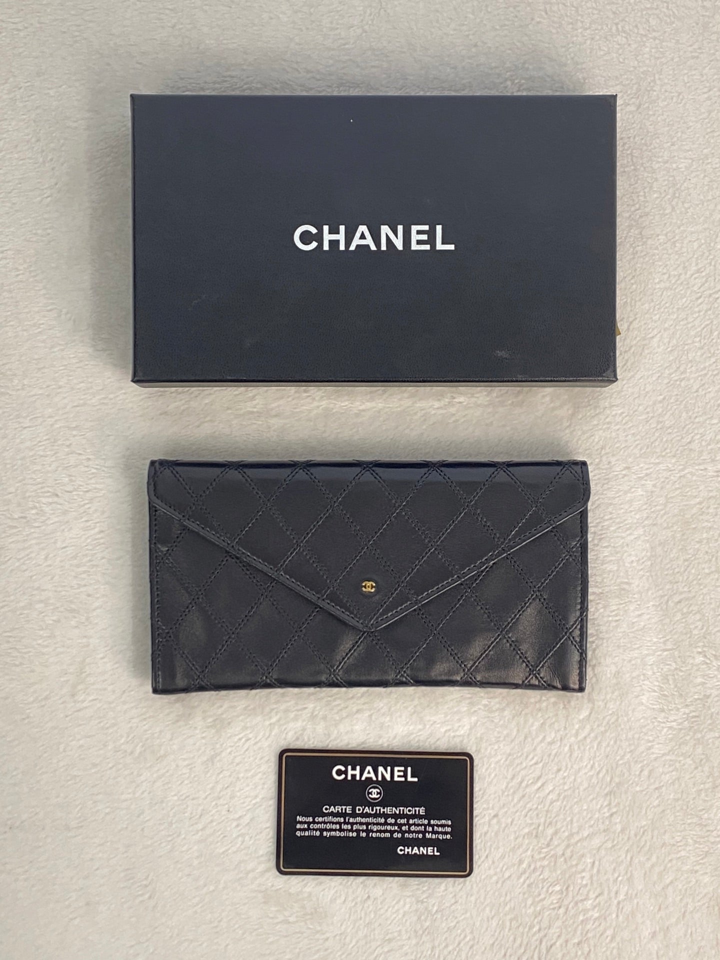 CHANEL Leather Bifold Wallet