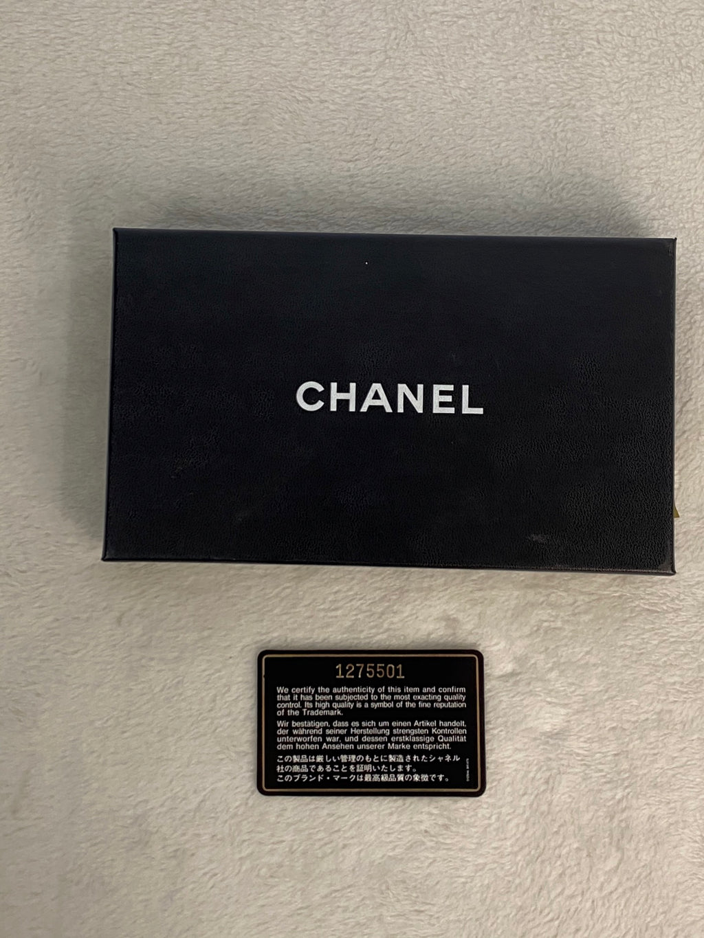 CHANEL Leather Bifold Wallet