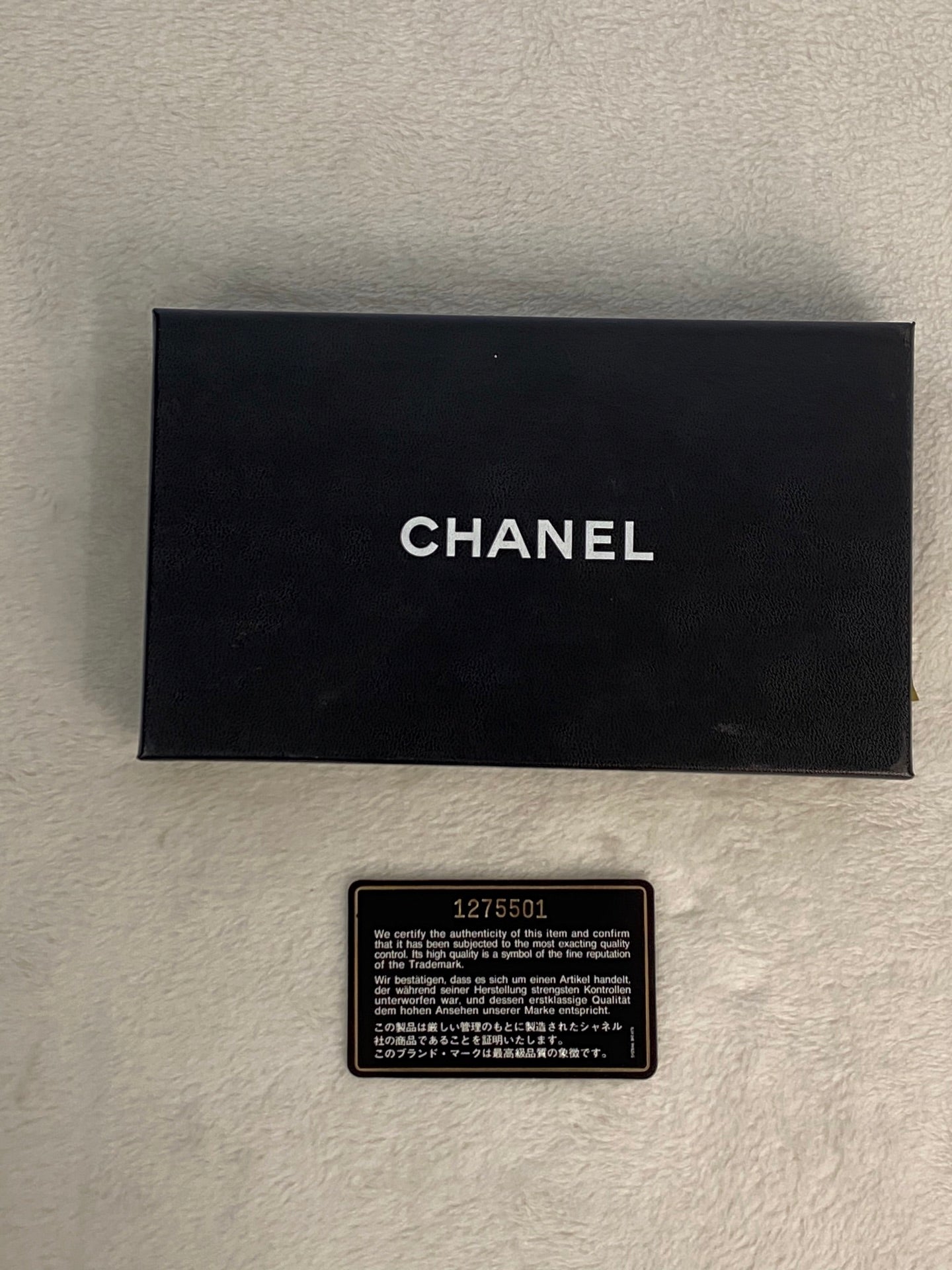 CHANEL Leather Bifold Wallet