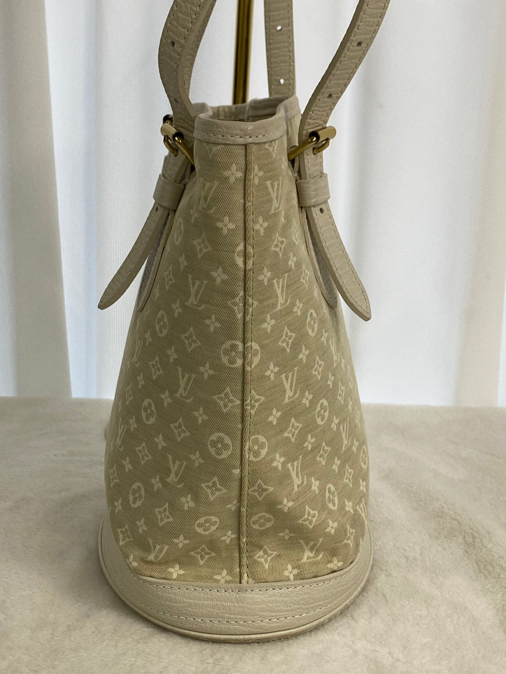 LOUIS VUITTON Monogram Denim Bucket Shoulderbag