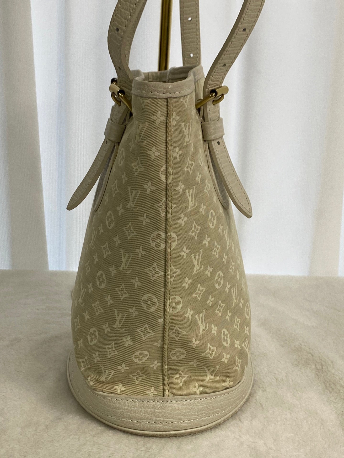 LOUIS VUITTON Monogram Denim Bucket Shoulderbag