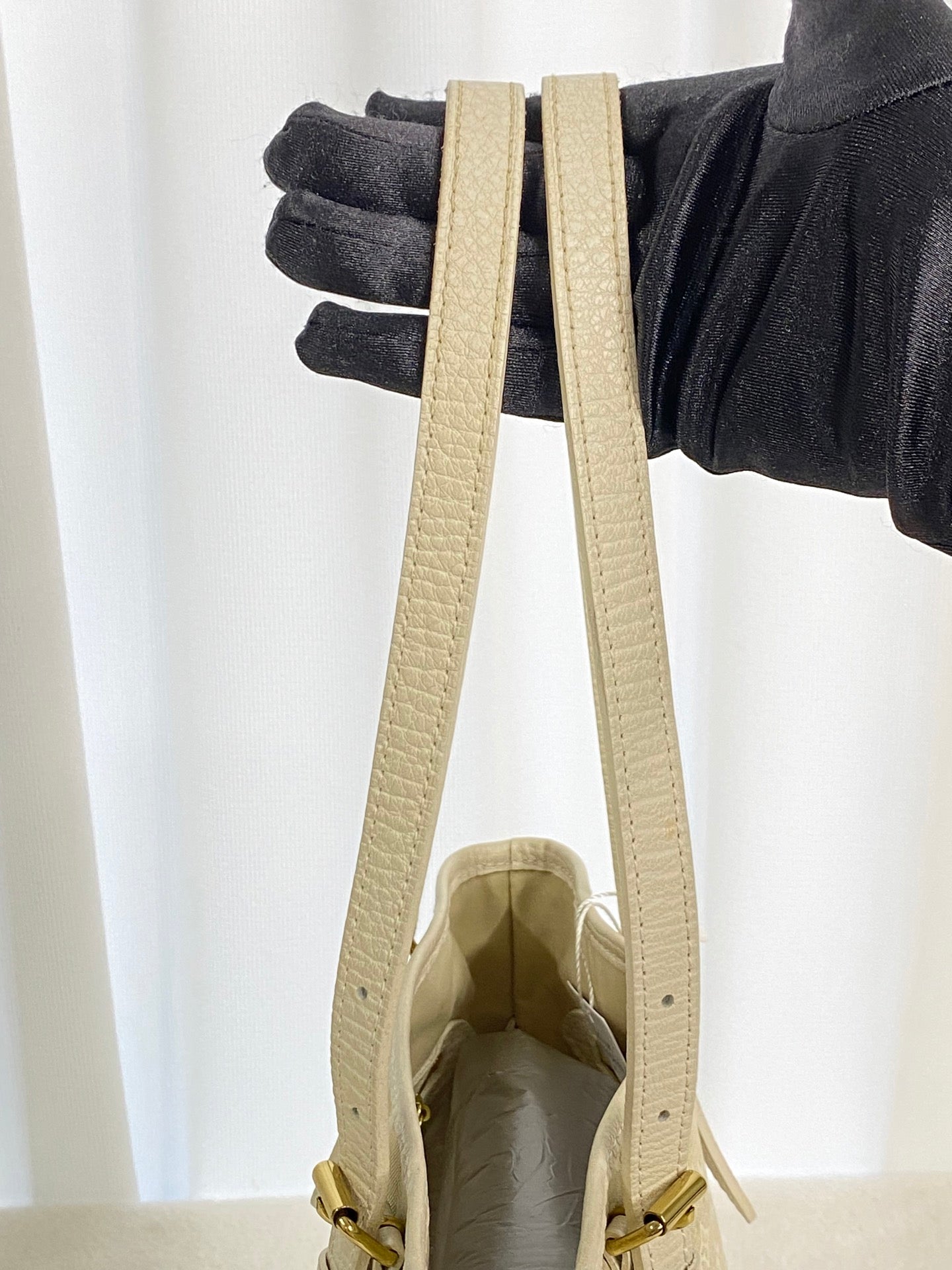 LOUIS VUITTON Monogram Denim Bucket Shoulderbag