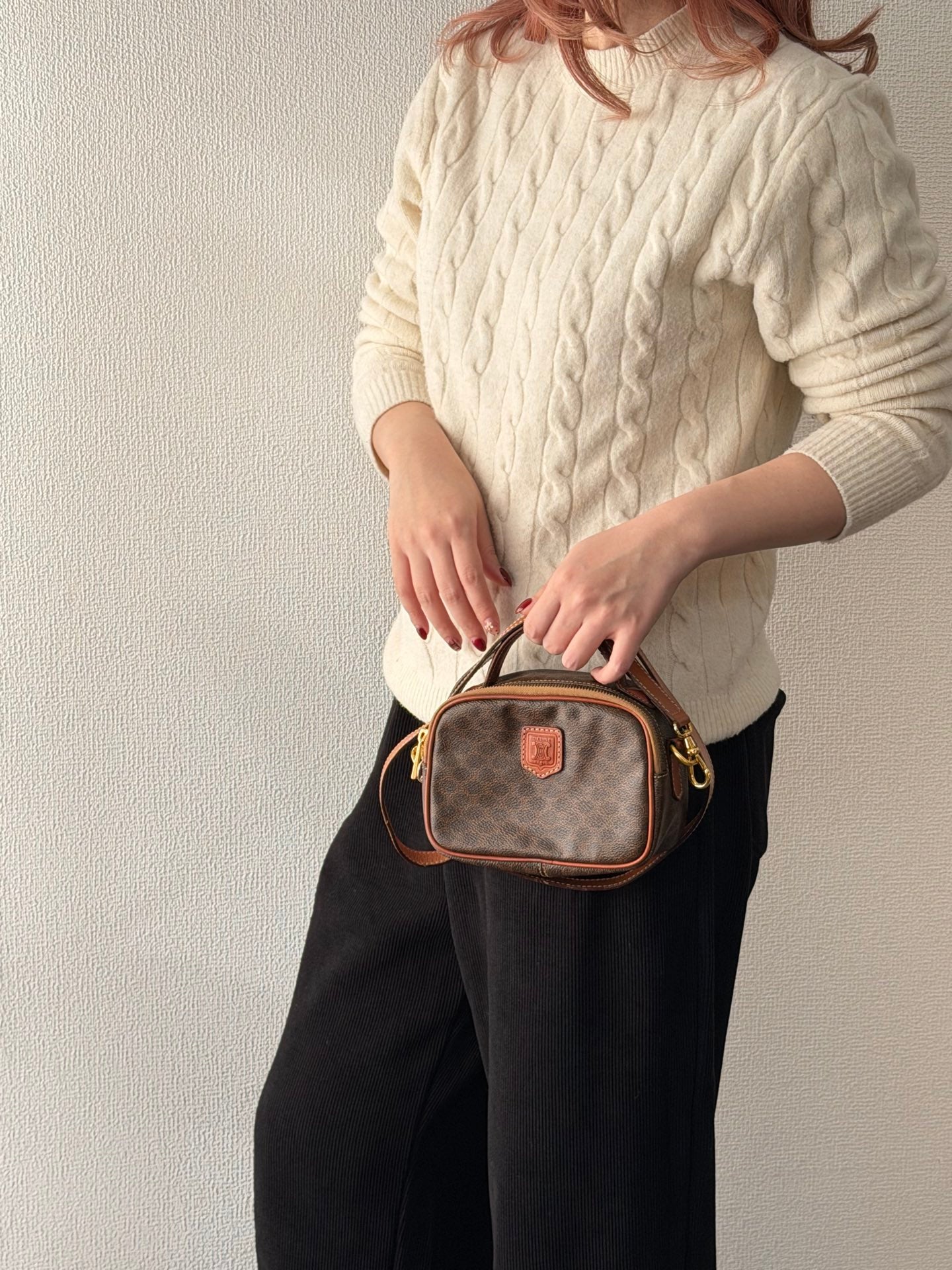 CELINE Macadam Crossbody Mini 2way Shoulderbag