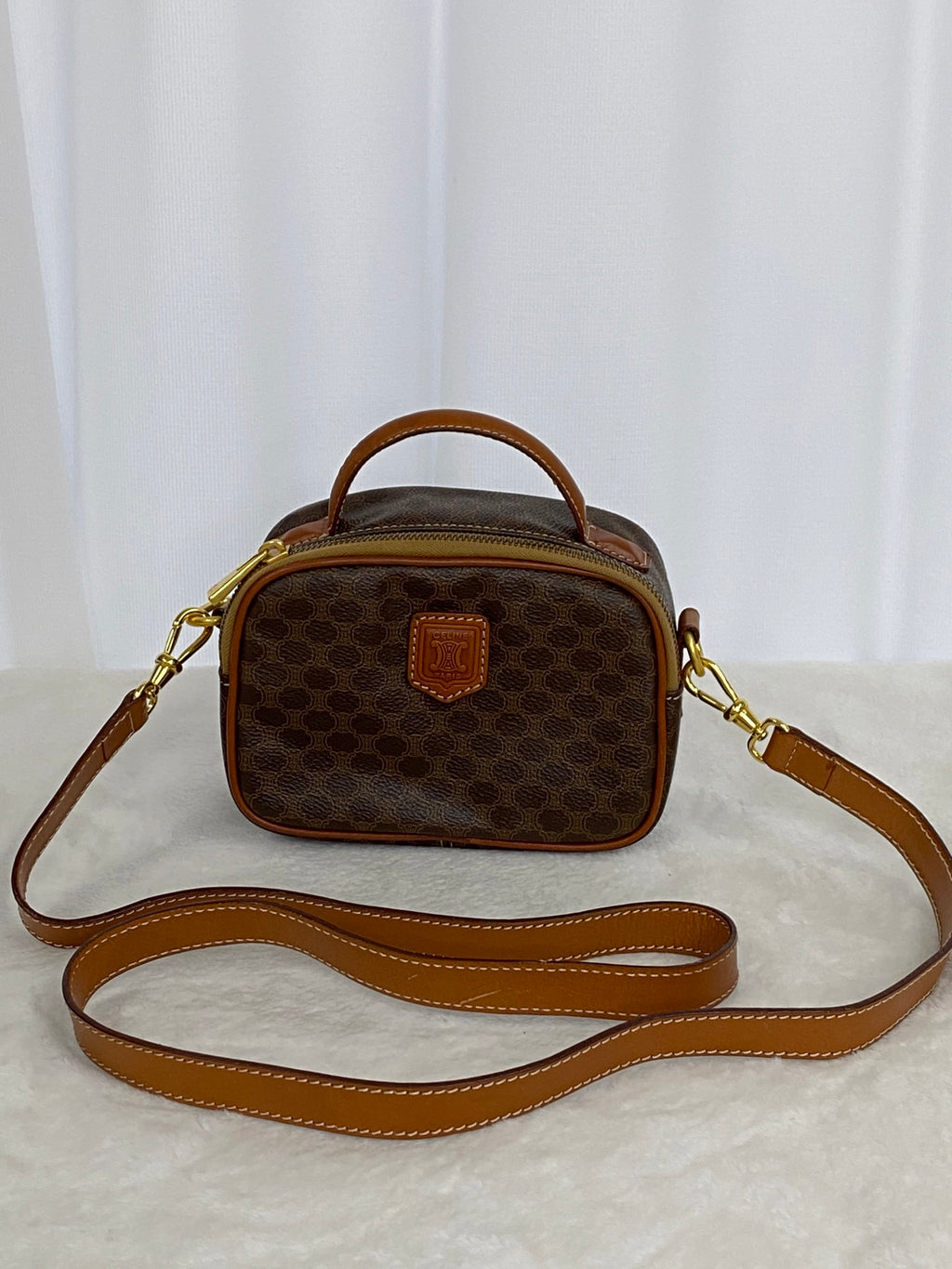 CELINE Macadam Crossbody Mini 2way Shoulderbag