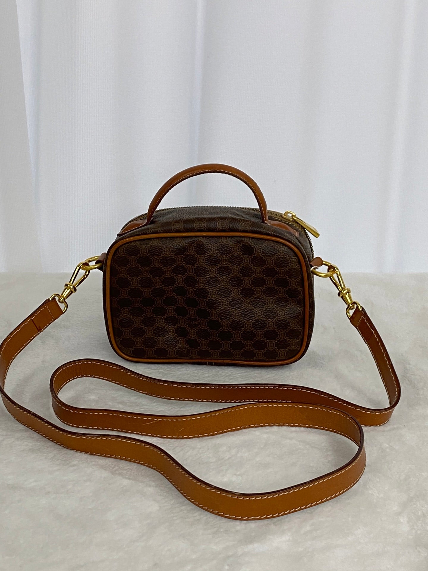 CELINE Macadam Crossbody Mini 2way Shoulderbag