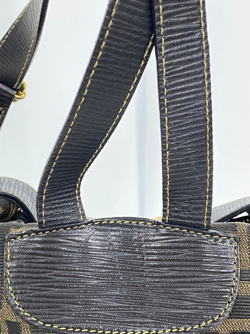 FENDI Zucca Golden Lock Backpack