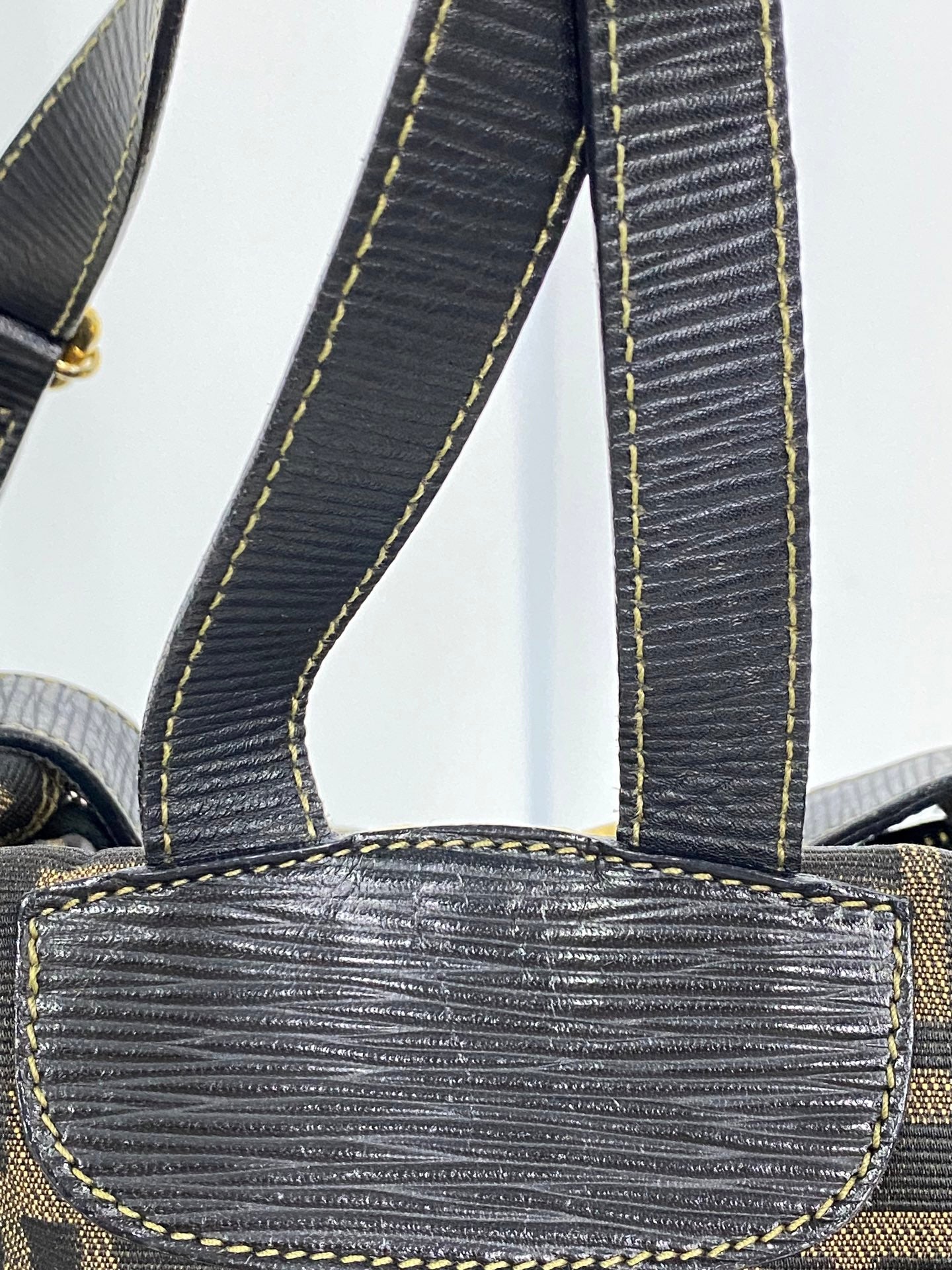 FENDI Zucca Golden Lock Backpack