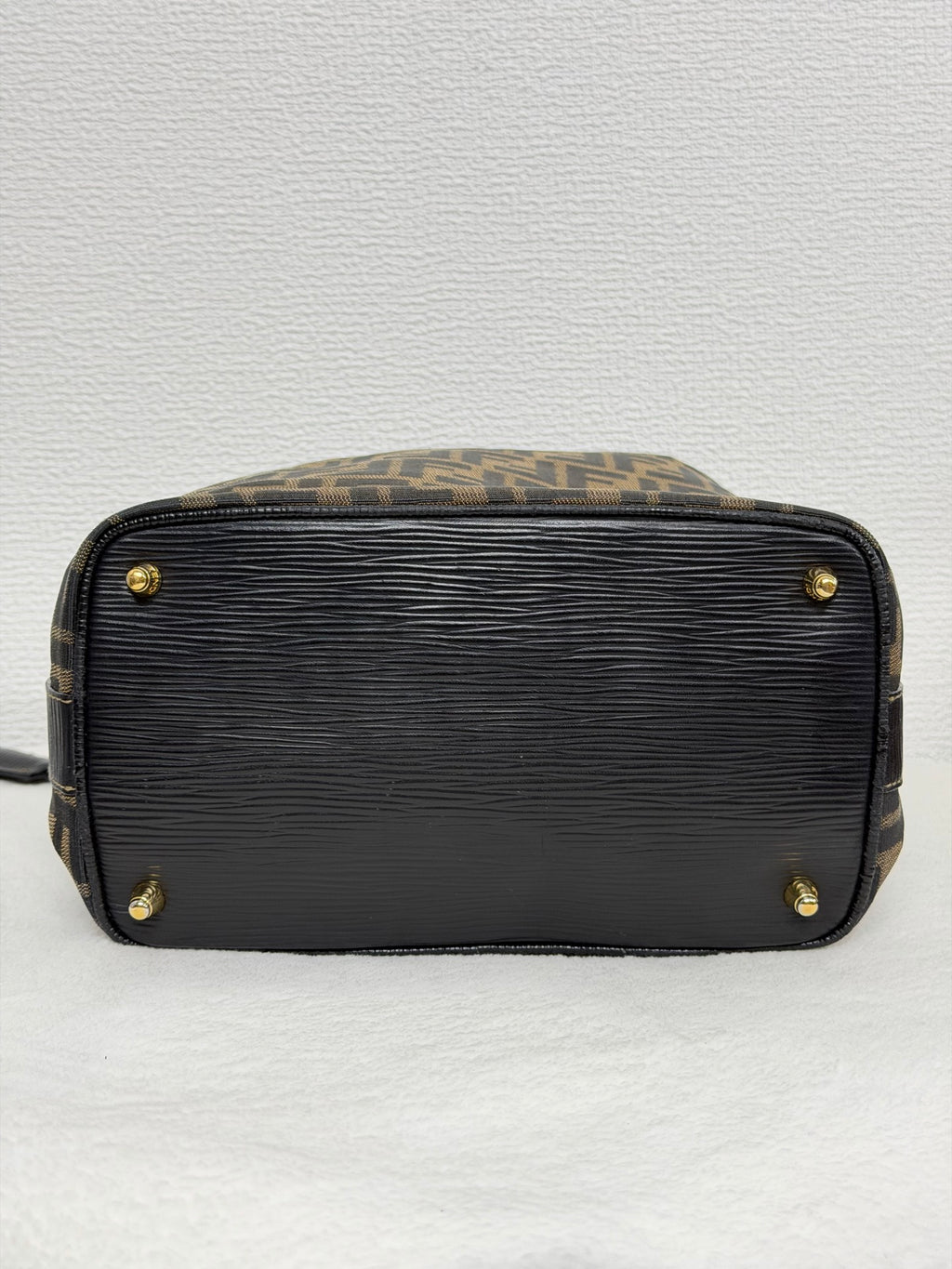 FENDI Zucca Golden Lock Backpack