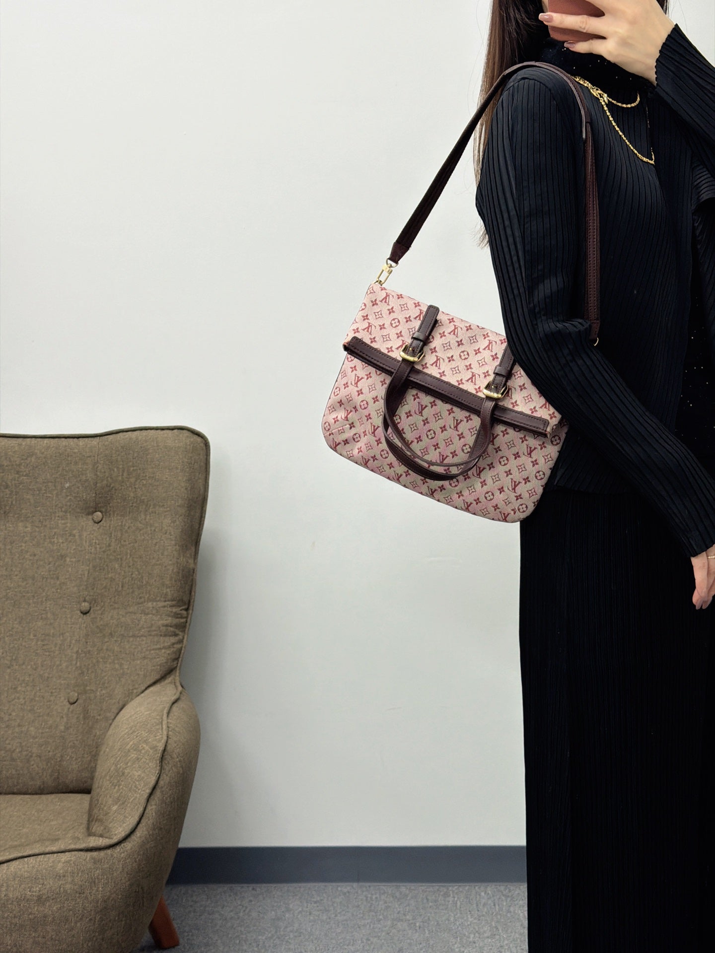 LOUIS VUITTON Monogram Denim Shoulderbag