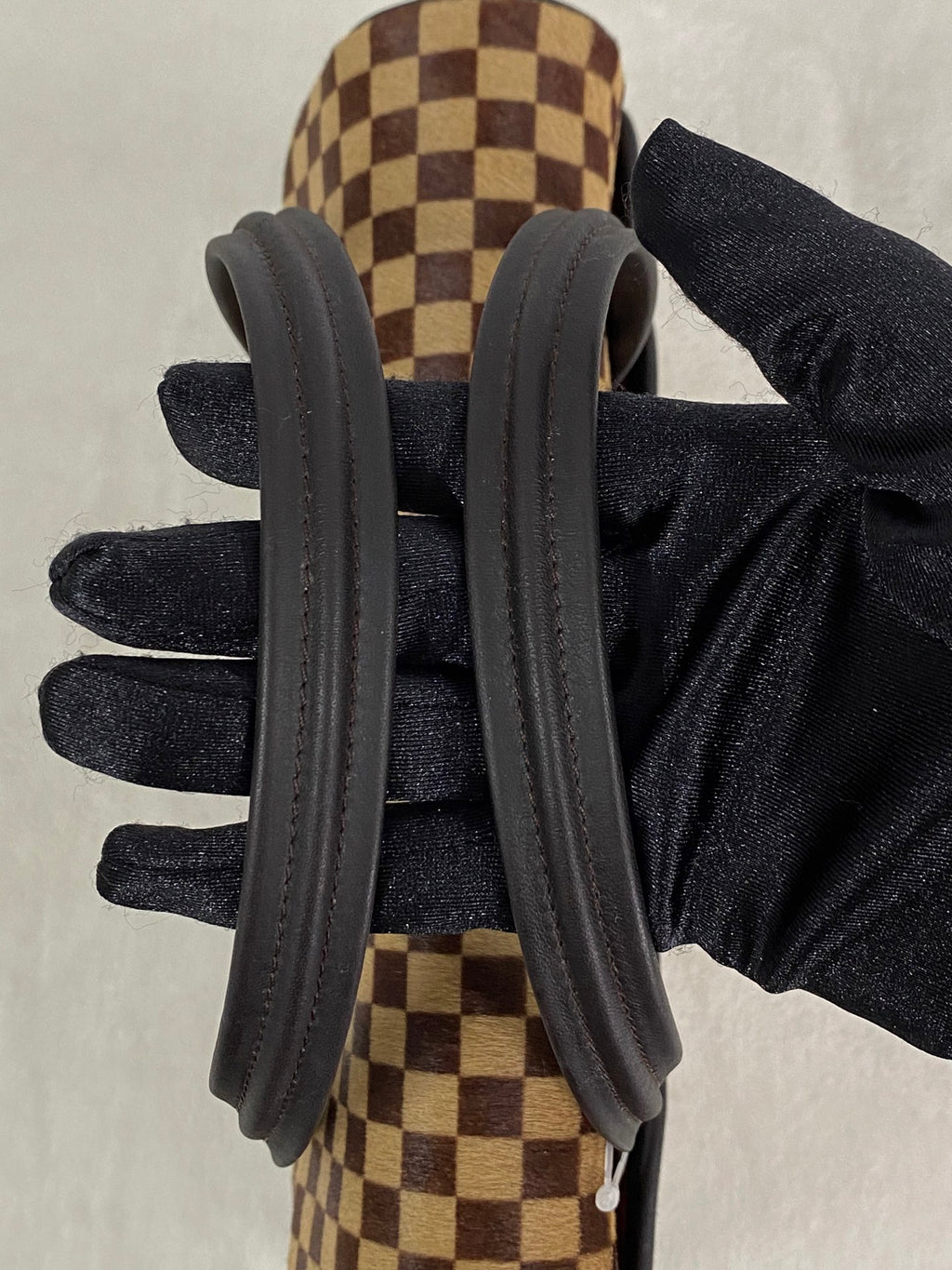 LOUIS VUITTON Damier Fur Handbag