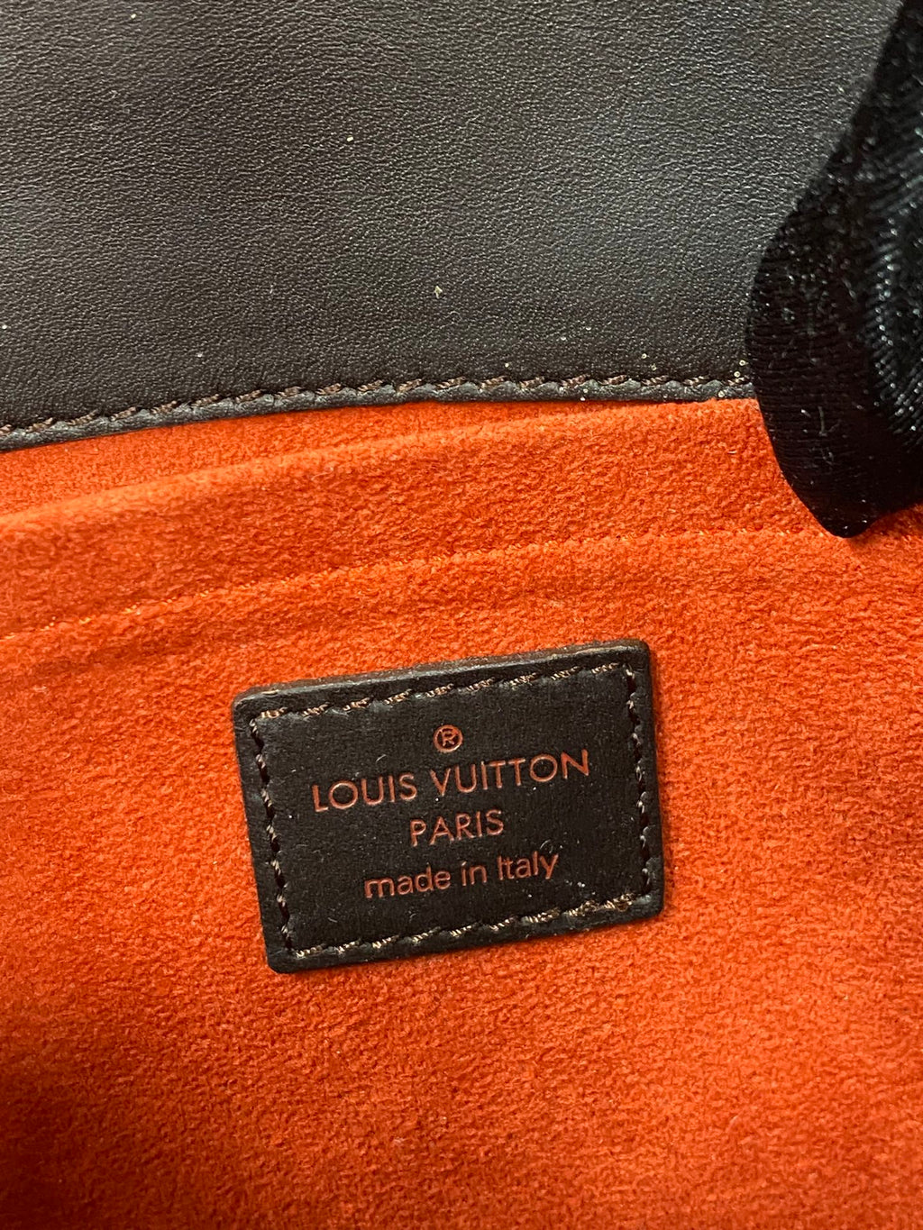 LOUIS VUITTON Damier Fur Handbag
