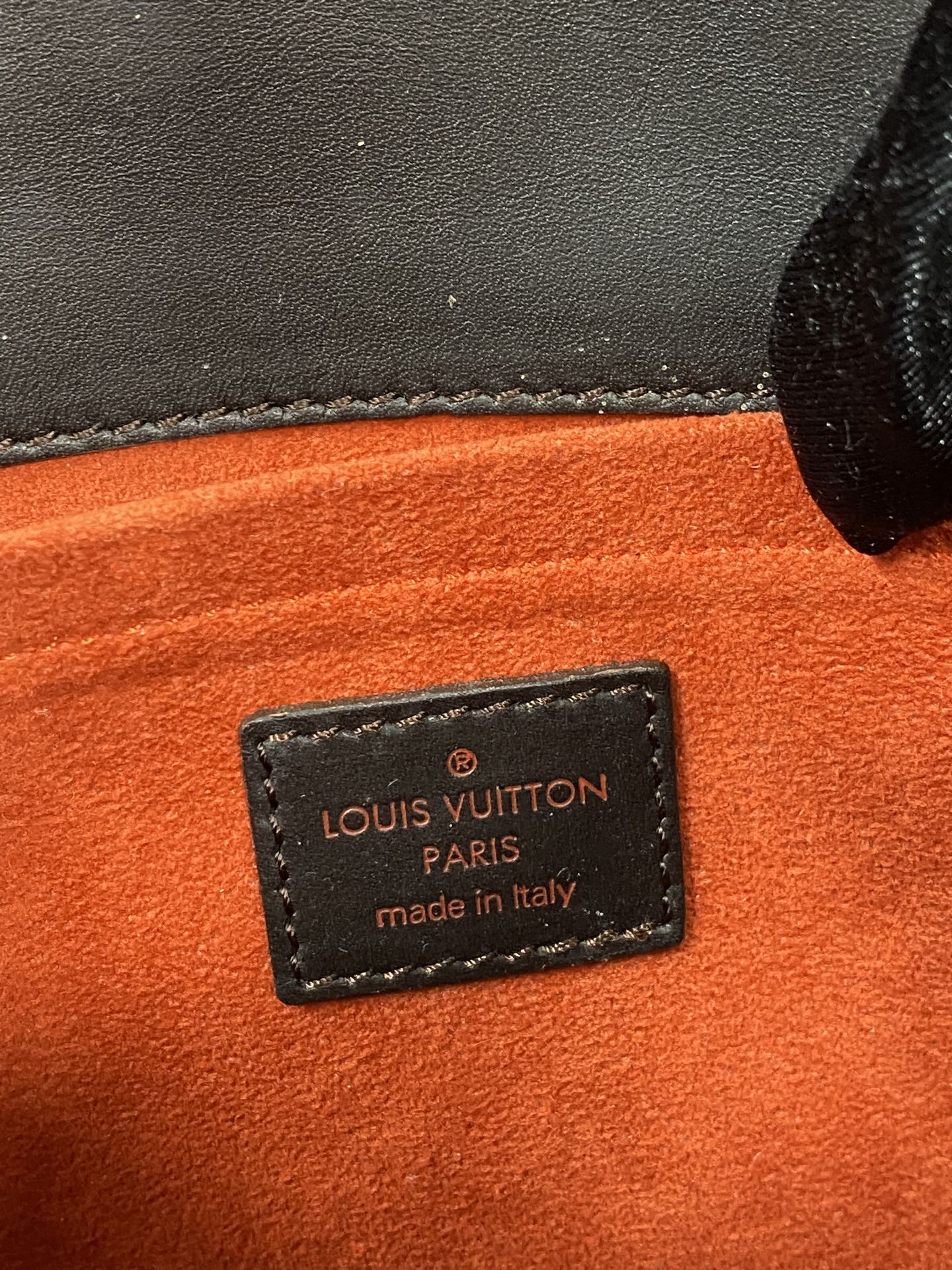 LOUIS VUITTON Damier Fur Handbag