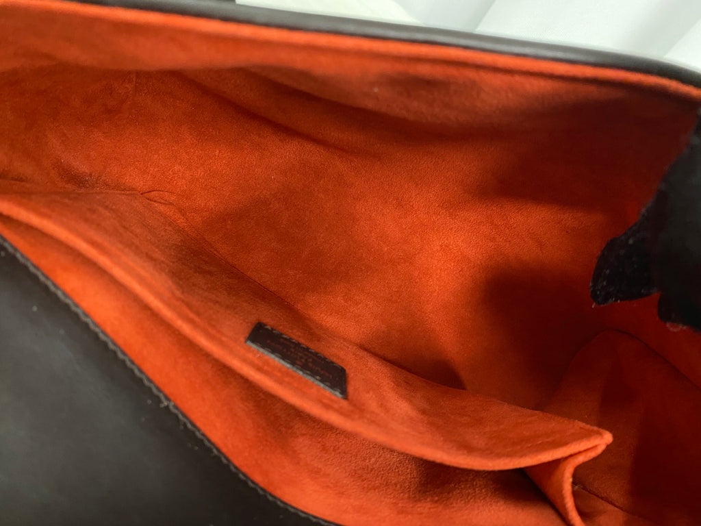 LOUIS VUITTON Damier Fur Handbag