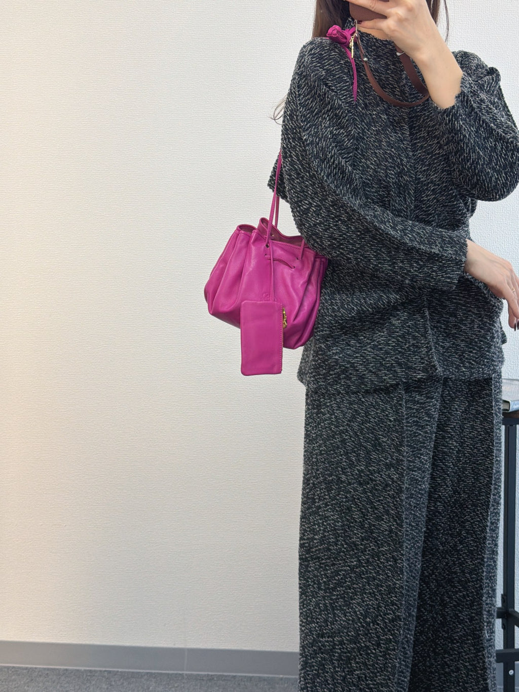 LOEWE String Leather Handbag