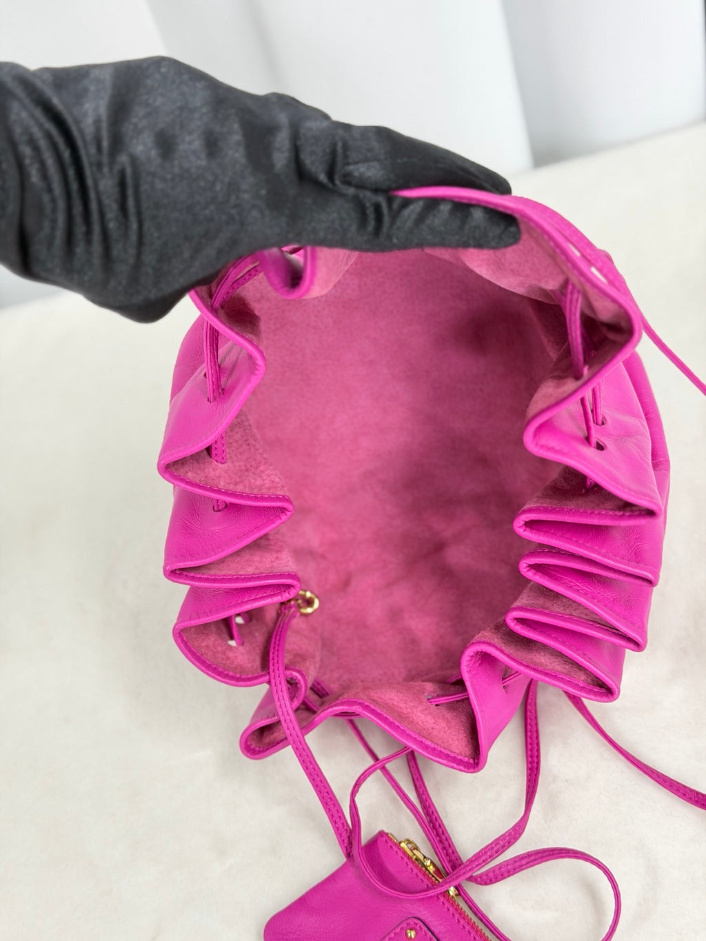 LOEWE String Leather Handbag