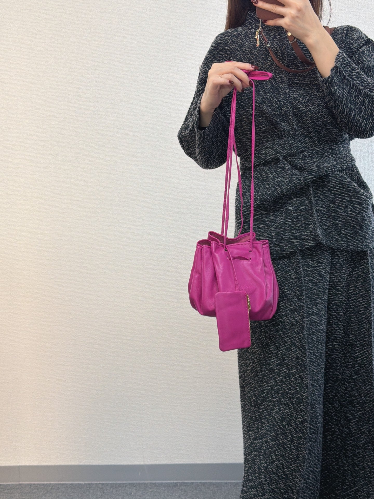 LOEWE String Leather Handbag