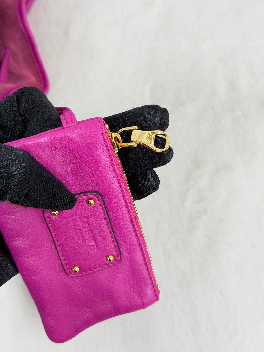 LOEWE String Leather Handbag